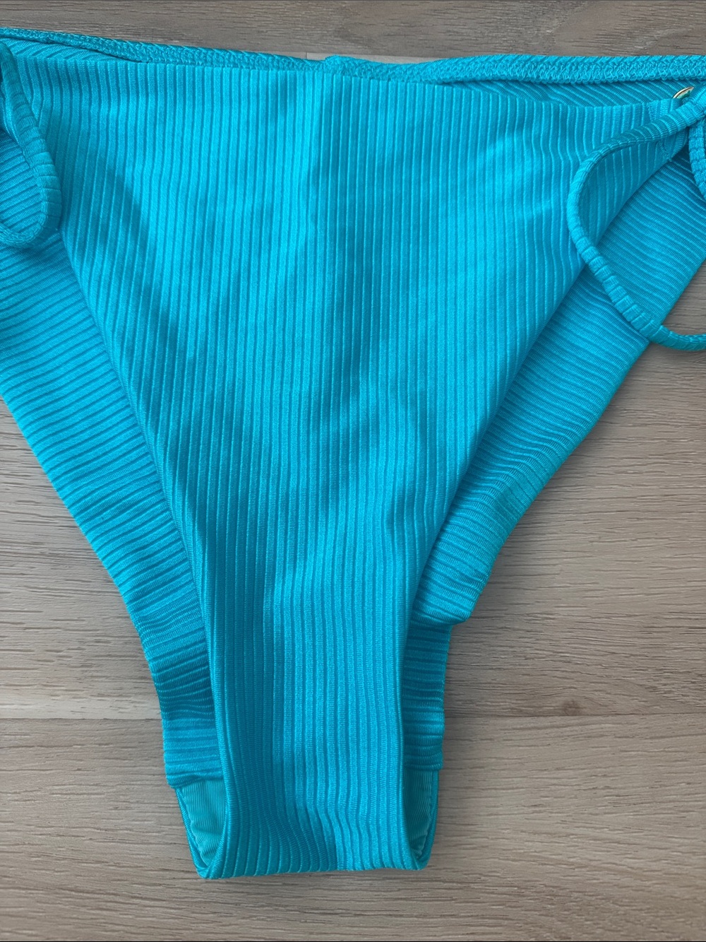 Aerie - Shine Rib Cheekiest Tie Bikini Bottom - Picture 8 of 12